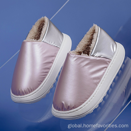 China Down Warm Cotton Slippers For Men Women Supplier